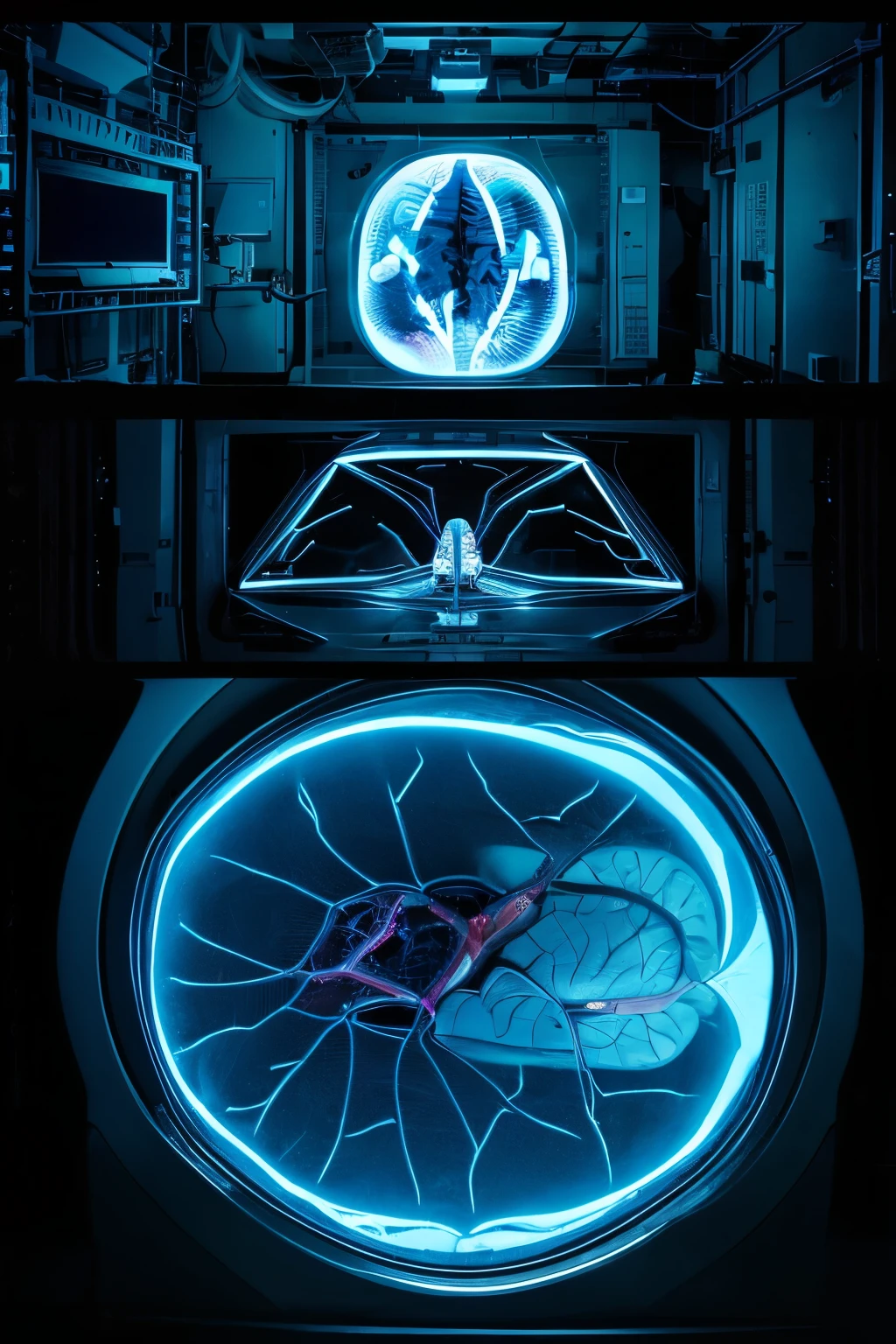 Anatomy of the brain、Dark operating room