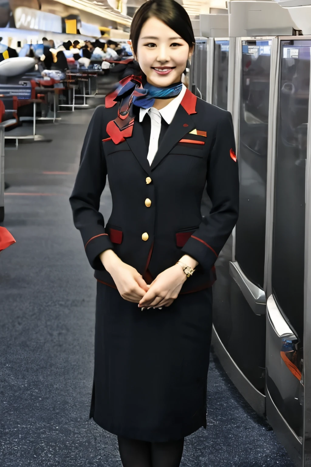 Beautiful stewardess