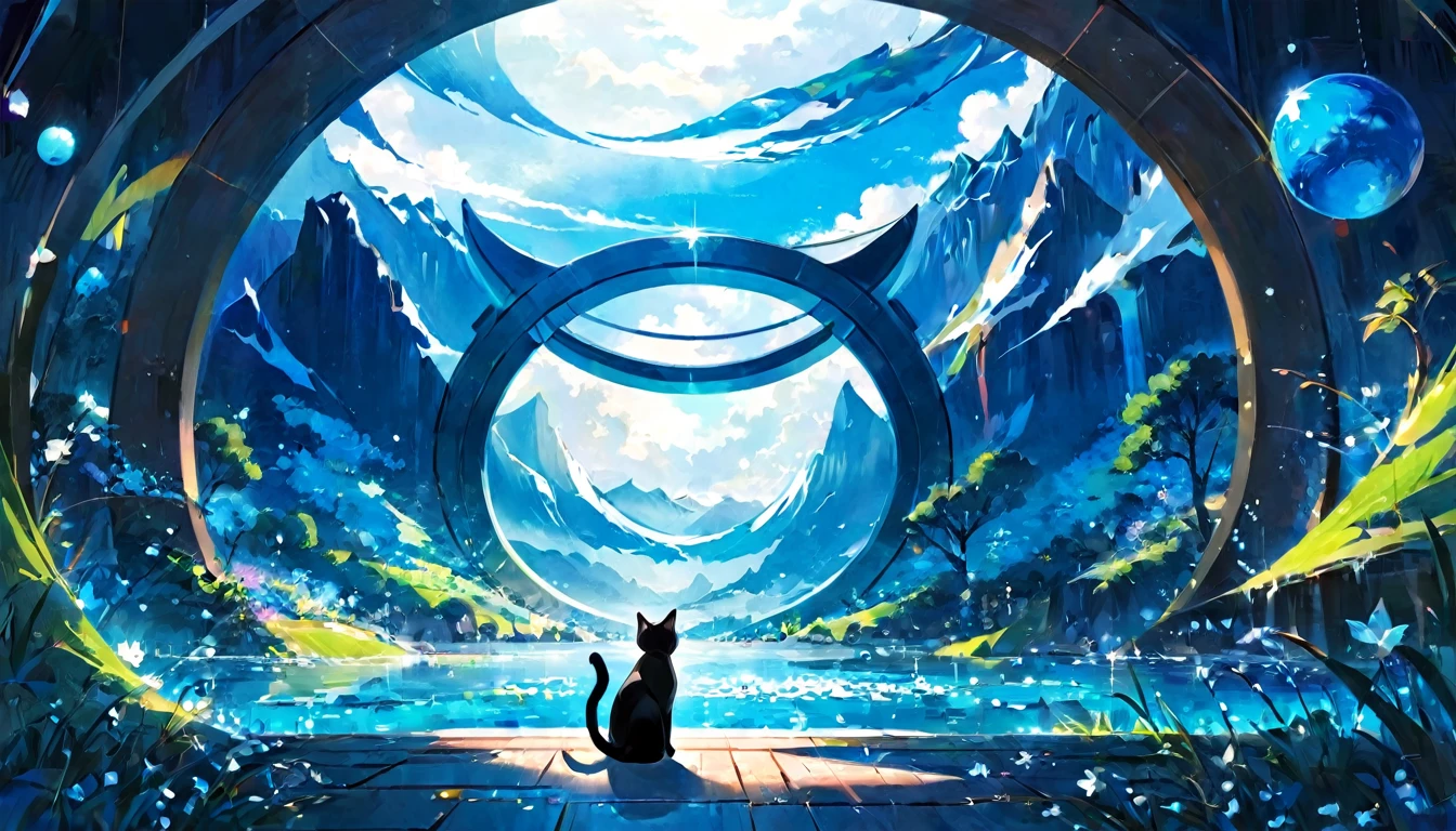 abstract scenery、Cat ear