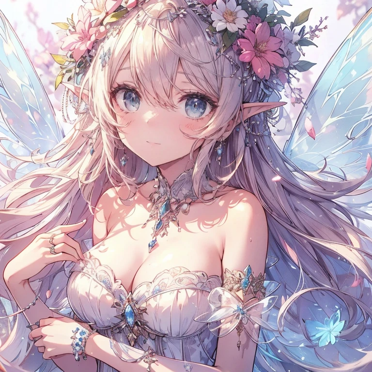 (Exquisite, beautiful, Very detailed, masterpiece, High resolution,high quality,High resolution),(Well-formed face,Soft and thin lines: 1.2, beautiful, Delicate and vivid illustrations with a mature and clear feel) ,He floats in the air, controlling the flames and fire from the rings on his hands.,A delicate and beautiful adult fairy princess with transparent, black wings growing from her back.,Dark Night,inflammation,sparks,From a little distance,She&#39;s wearing a tiara, earrings, necklace and bracelets.,), ((Red, white and black ball gown dress with inflammation motif:1.1, Balloon sleeves, Jewels, ribbons, lace and frills, Fairy wings from the back:1.5)), (Long fingers,Pale pink blush, Plump pink lips,Beautiful and clear eyes,Large Bust, Fair skin, Black knee-highs,Good style),pastel colour, Fantasy,Whole body,flare up
