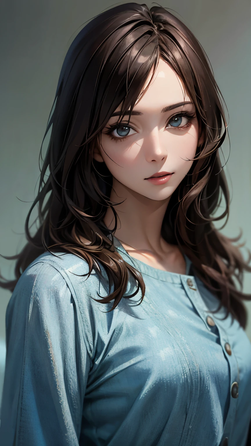 (hig彼st quality、8k、32k、masterpiece)、(Realistic)、(Realistic:1.2)、(High resolution)、Very detailed、Very beautiful face and eyes、1 girl、Delicate body、(hig彼st quality、Attention to detail、Rich skin detail)、(hig彼st quality、8k、Oil paint:1.2)、Very detailed、(Realistic、Realistic:1.37)、Bright colors、Full Body Shot, (Casual Fashion)
