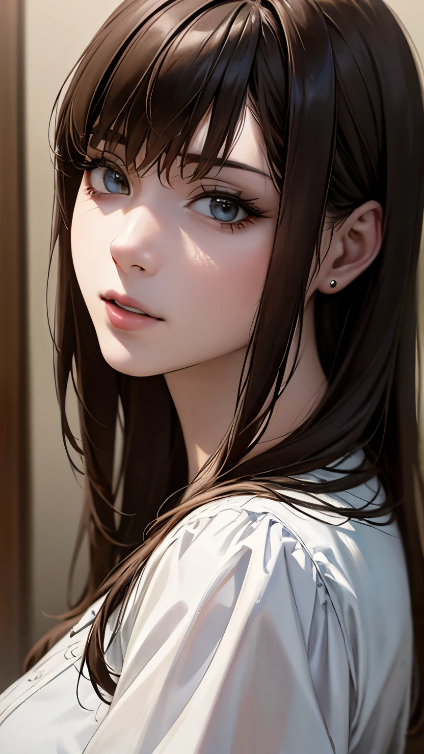 (hig彼st quality、8k、32k、masterpiece)、(Realistic)、(Realistic:1.2)、(High resolution)、Very detailed、Very beautiful face and eyes、1 girl、Delicate body、(hig彼st quality、Attention to detail、Rich skin detail)、(hig彼st quality、8k、Oil paint:1.2)、Very detailed、(Realistic、Realistic:1.37)、Bright colors、Full Body Shot, (Casual Fashion)