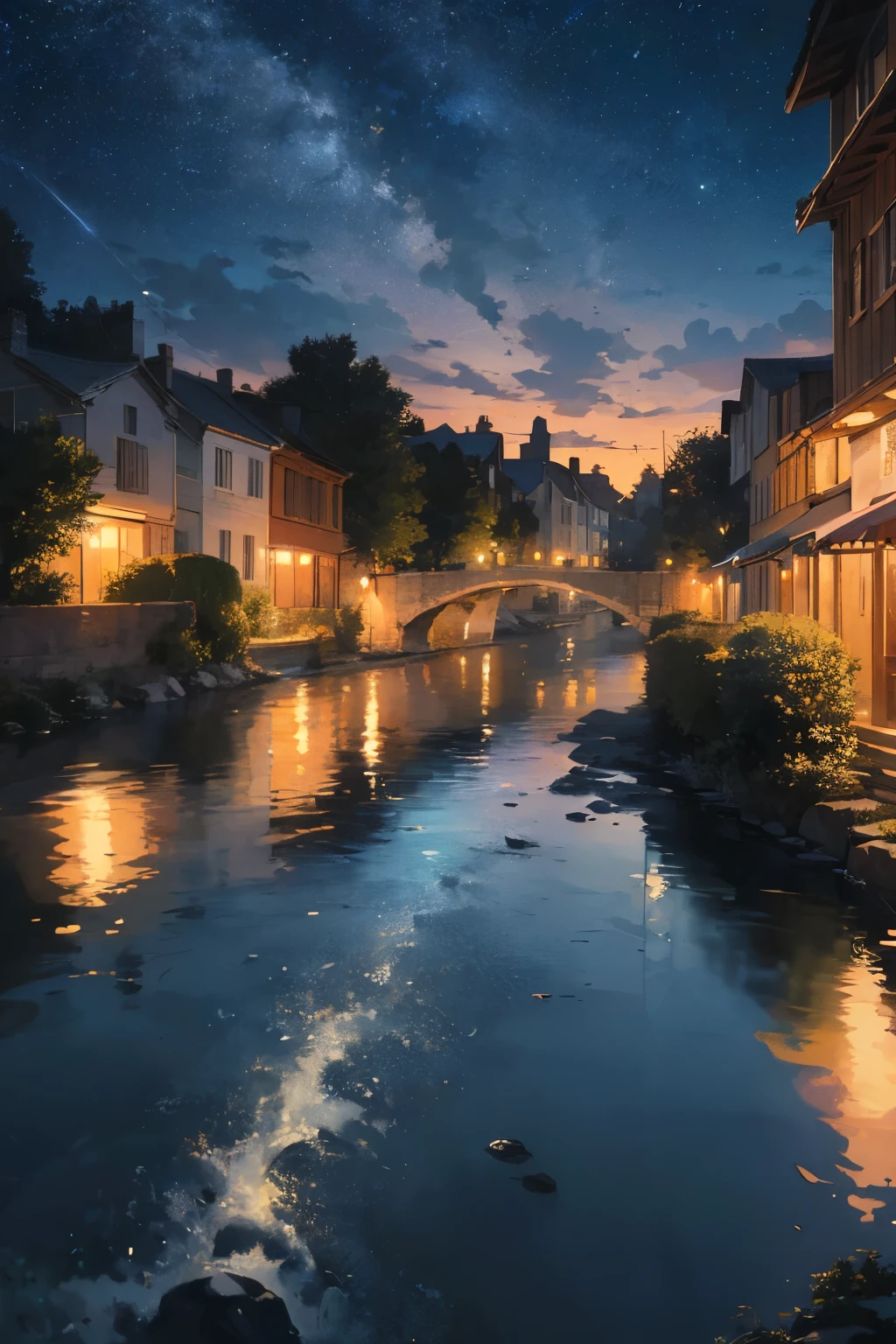 ((highest quality)), ((masterpiece)), (detailed), Night Scenery,