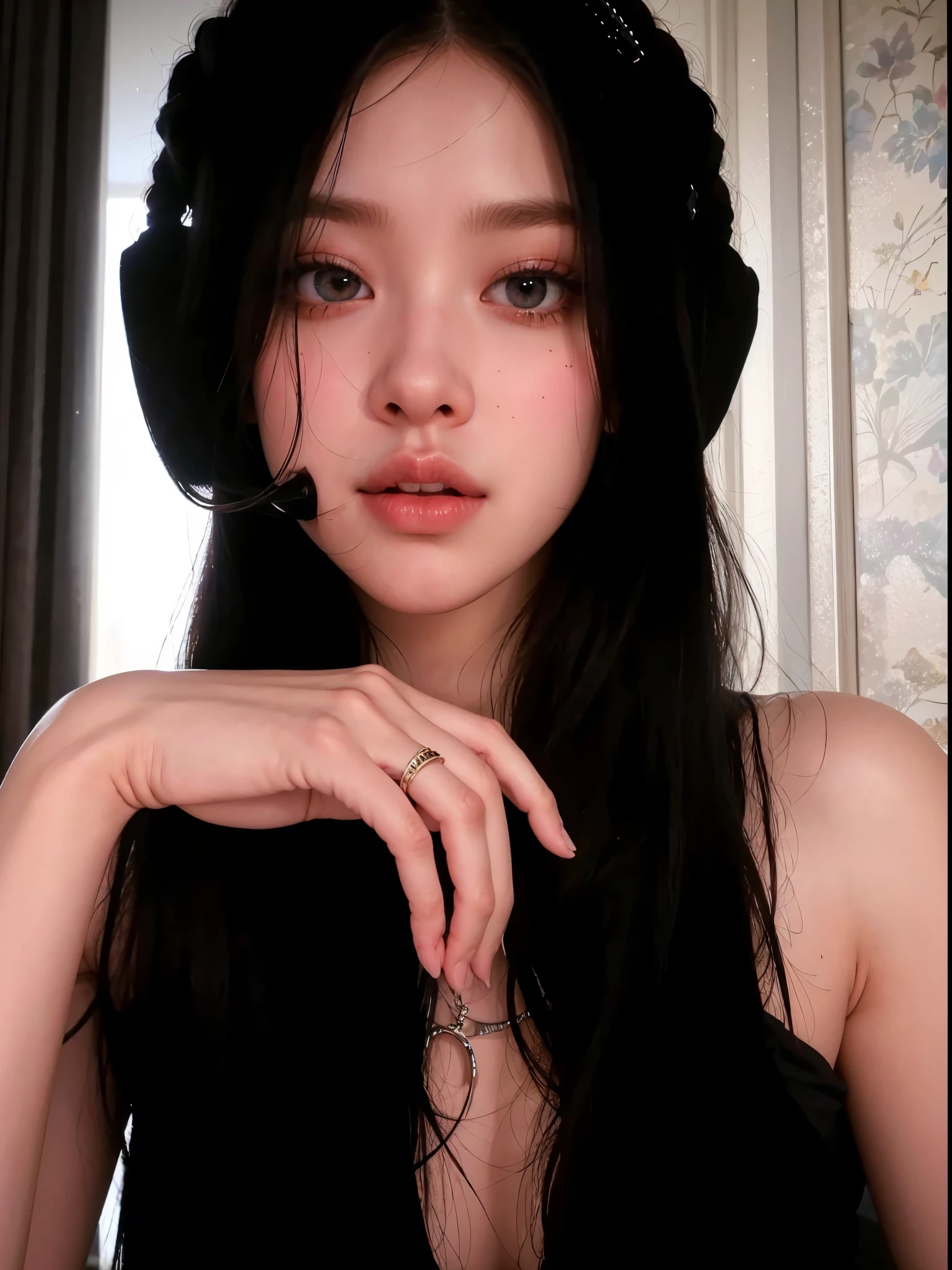 (best quality,4k,8k,highres,masterpiece:1.2),ultra-detailed,(realistic,photorealistic,photo-realistic:1.37),illustration,portraits,concert,stage lighting,vibrant colors,kaleidoscope of colors,extremely detailed eyes and face,beautiful detailed eyes,beautiful detailed lips,long eyelashes,Jennie's performance,graceful dance moves,powerful vocals,camera captures every detail,fireworks burst into the night sky,immersive,unforgettable concert experience,magical night,beauty and talent