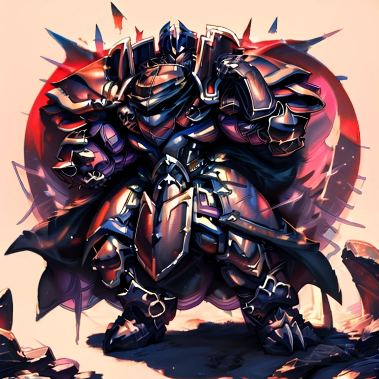 (masterpiece, best quality, detailed:1.2) (Pokémon) LUCARIO, detailed full body, a knight's mechanical armor, glowing wide and heavy armor, wears full body armor. massive muscles, huge pecs, chiseled abs, huge pectorals, exaggeratedly huge muscles. wearing a cloak. unusually developed muscular body big muscle, pecs, triceps, traps, waist narrow, unusually developed muscular body, Dark knight,
BlackKnight_fe, The claws are sharp,
Sharp teeth,