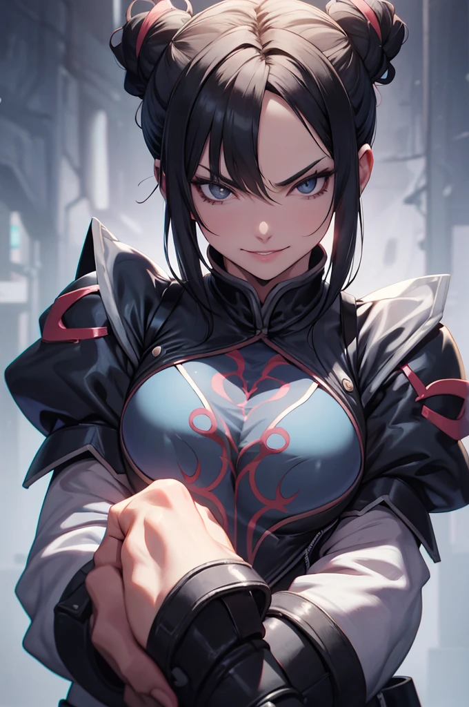 olhando para cima,juri han,olhar penetrante,oculos no rosto,melhor qualidade,roupa azul,juri han,solo, masterpiece, best quality, agrias, grey sweater, black leotard, standing, looking at viewer, short hair,oculos,evil smile, evil look,luvas preta,roupa azul,yandere rosto,low lighting,coxa sarada copo detalhado,olhando para frente juri han,bela