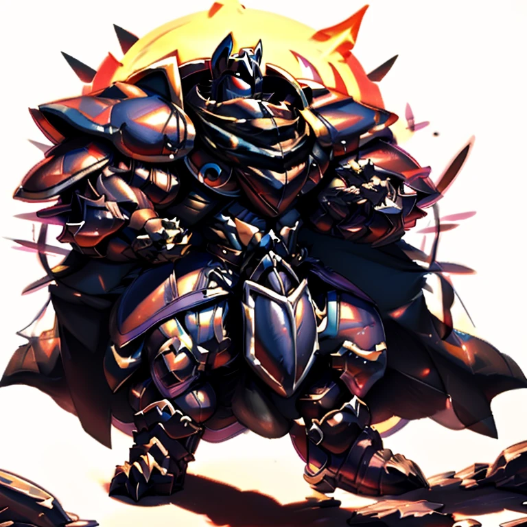 (masterpiece, best quality, detailed:1.2) (Pokémon) LUCARIO, detailed full body, a knight's mechanical armor, glowing wide and heavy armor, wears full body armor. massive muscles, huge pecs, chiseled abs, huge pectorals, exaggeratedly huge muscles. wearing a cloak. unusually developed muscular body big muscle, pecs, triceps, traps, waist narrow, unusually developed muscular body, Dark knight,
BlackKnight_fe, The claws are sharp,
Sharp teeth,
