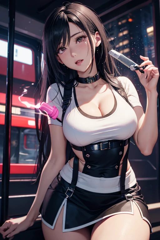 Please place a man&#39;s genitals between Tifa&#39;s breasts.、Tifa is squeezing a man&#39;s genitals between her breasts、Please place a man&#39;s genitals between Tifa&#39;s breasts.、Tifa&#39;s upper body is wet and shiny.、Tifa&#39;s cleavage is slippery with men&#39;s semen and oil.、Tifa is smiling shyly.、Tifa has very large breasts、Tifa&#39;s breasts are huge、Please highlight my huge breasts、Tifa is completely naked、Tifa&#39;s cheeks are red.、Tifa&#39;s nipples are exposed、Tifa is in a crowded train car.、