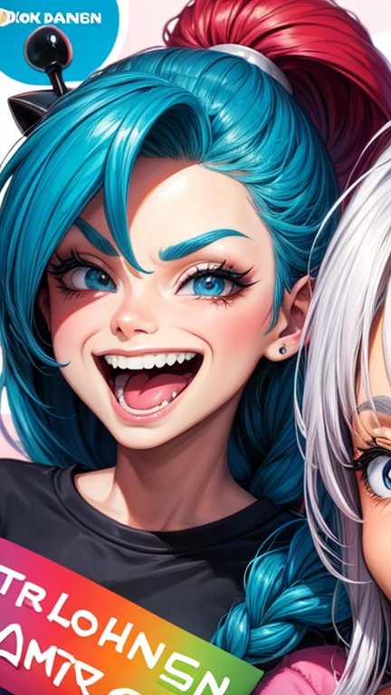 4k, Digital painting, Comic Babes, cartoon couple holding a toothbrush and smiling, caricature illustration, CARTOON ARTstyle, cartoon digital art, in cartoon style, cartoon digital painting, CARTOON ART style , digital art cartoon, CARTOON ART, cartoon style, Cartoon style illustration, happy couple, caricature, realistic cartoon, Cartoon digital painting art, caricaturist alarcón, cartoon portrait, caricature