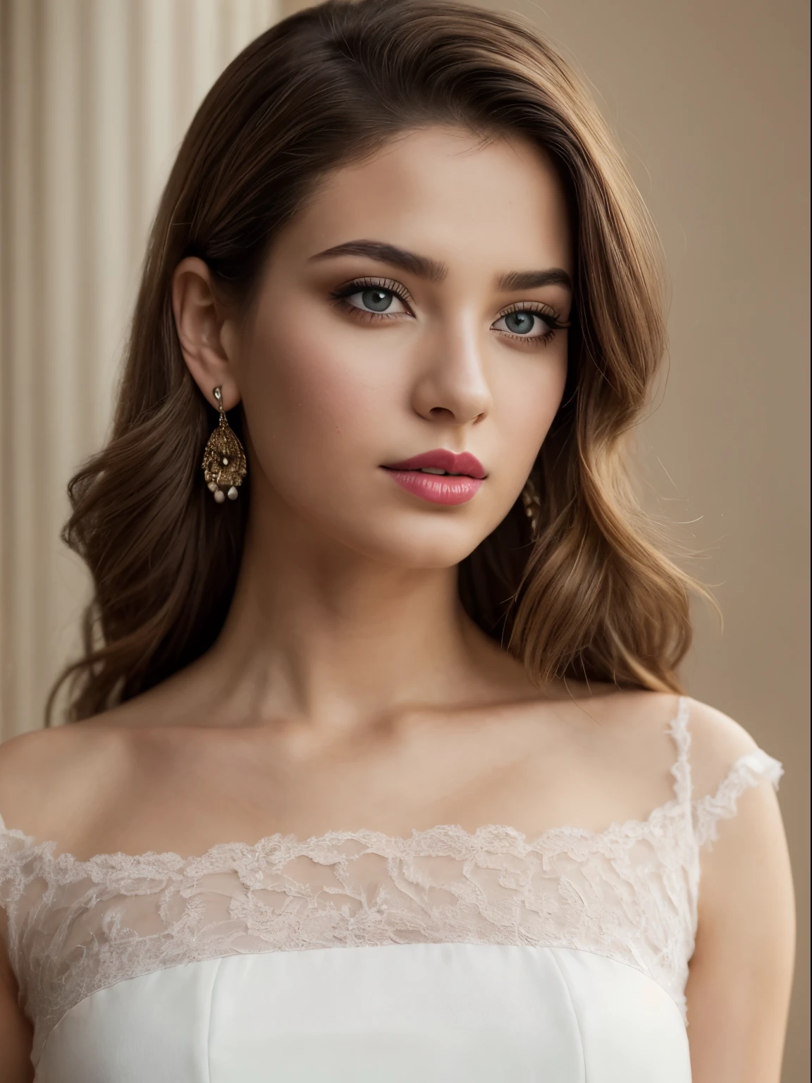 (Best quality,8K,A high resolution,Masterpiece:1.2, DSLR, 16k ),Ultra-detailed,(Realistic,Photorealistic,photo-realistic:1.37),Portrait, Creative style artwork, Historical, classical, Sophisticated, plethora of colors ,Highly detailed, Soft lighting, luxurious environment , black dress, there is young woman , girl wearing a blue classy royal dress, performing a music video, slim fit (oval perfect shape, asymmetrical face structure, perfect proportion, almond eye type, hazal eye color, detailed eyes, yellow hair color, 34 inch breasts, hourglass figure, slim body, pale white skin tone ,sexy girl, 26 years old, soft wavy hair, looking away, attitude expression, professional makeup, pink lips)
