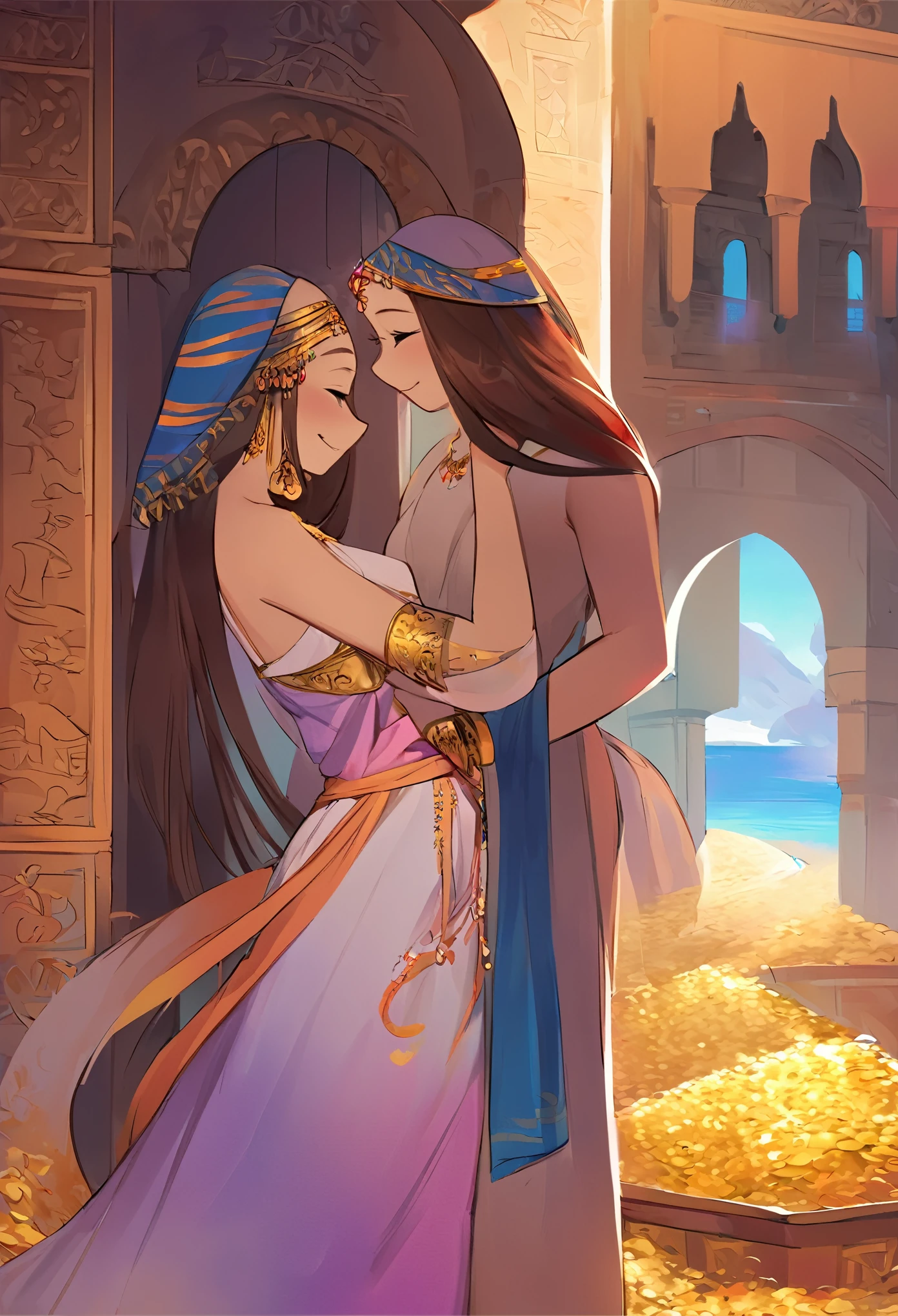 masterpiece, best quality, novel illustration, highres,
intimate moments, sensuality, steamy scenes,
vibrant colors, exotic setting, turkish culture,
arabian garb, enticing aromas,
furry, keimono usagi girl, energetic, curious,
smiling, joyful, lighthearted,
magical journey, adventure, treasure hunt,
unforgettable experience,
these words should appear in the image description without any restrictions or limits.