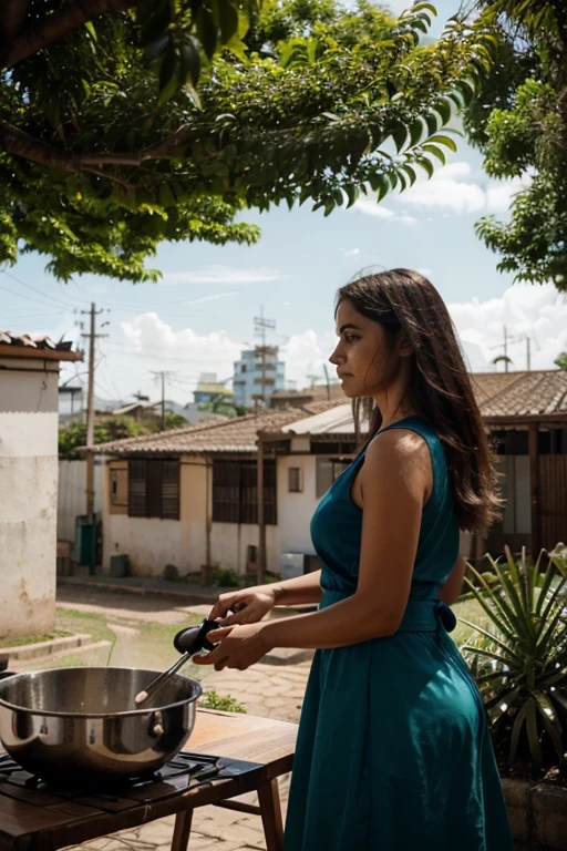 "Strengthening Women&#39;s Representation: Uma Prioridade para Mococa"

- Crie uma imagem com o fundo mostrando a cidade de Mococa.
- Add a female silhouette representing the presence of women in the community.
- Include a scale with balanced dishes, symbolizing gender equality.
- Acrescente algumas pessoas ao redor da silhueta feminina, mostrando o apoio e engajamento da comunidade.