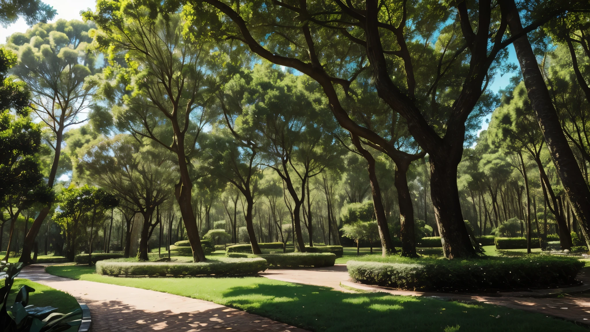 cenario, floresta, trees and living vegetation