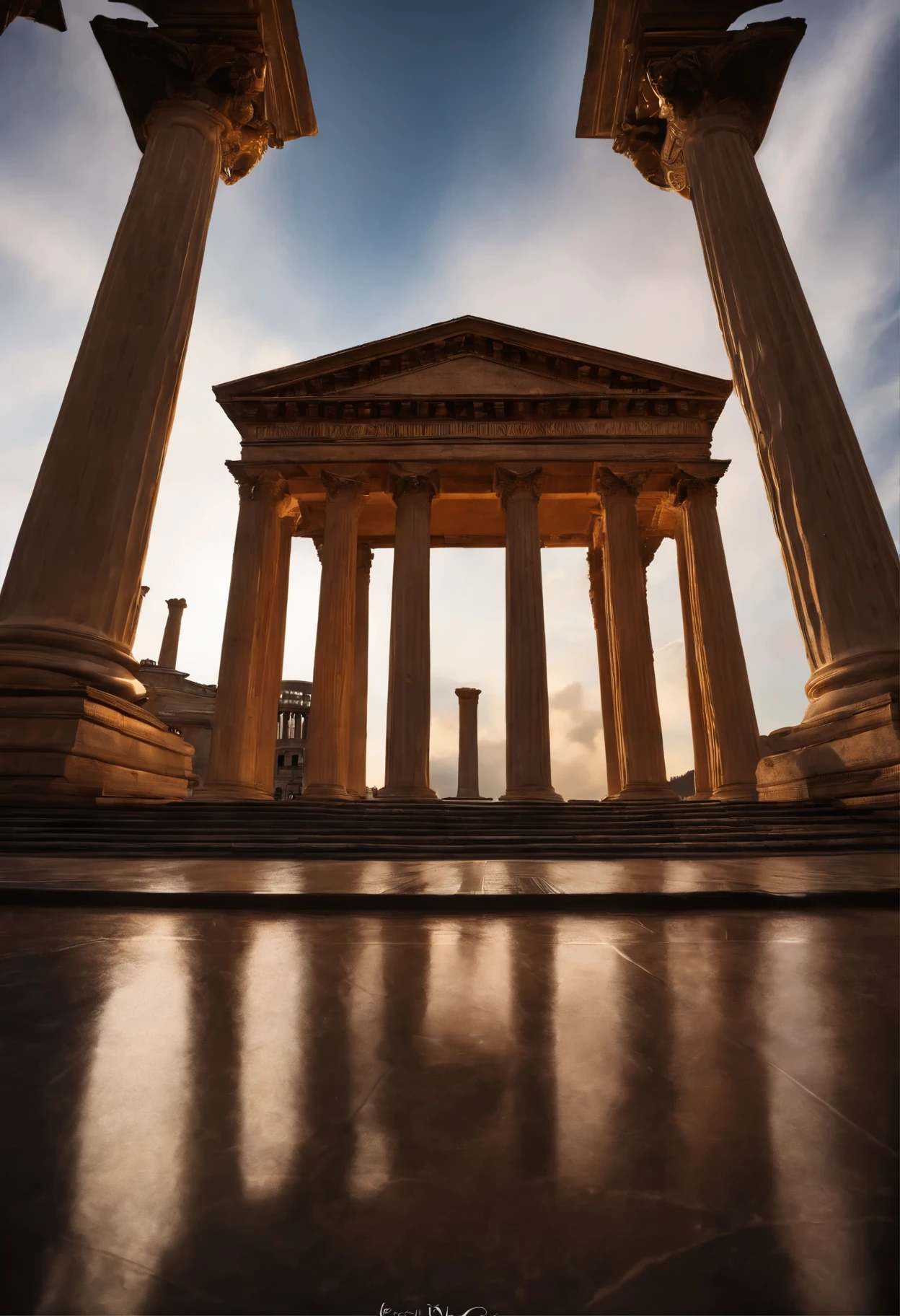 create an image of 4 pillars for a life that a man needs