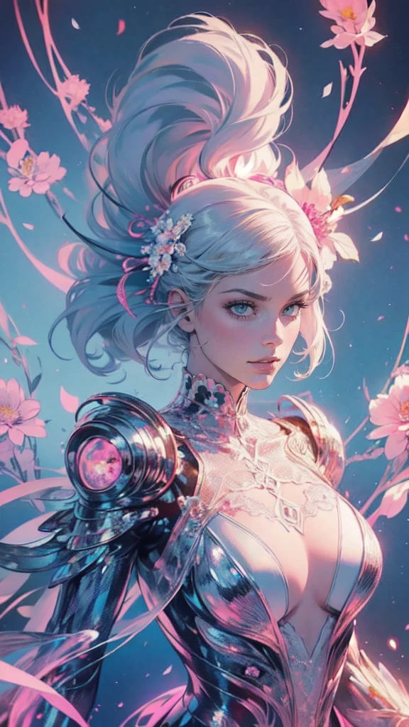 (Best Quality, 8K, Masterpiece, HDR, Soft Lighting, Picture Perfect, Realistic, Vivid), Bunny Girl (1.0), Bunny Girl with Pink Hair and Sexy Skimpy Clothes, pink bodysuit with glitter texture, Beautiful anime fantasy, Very beautiful and cute bunny girl, rain of pink flower petals, background blur, anime fantasy, work in Gouves style, realistic: 1.37, top view, lying in pink flowers, horizontal view, (Ultra High Quality Fantasy Art), Masterpiece, Female Model, Ultra High Quality Female Character Designs, Detailed 8k Anime Art, Realistic Anime Art, Highest Quality Wallpapers, Intricate Ultra High Quality Accurate Female Characters Faces, High Quality Designs and Accurate Physics (Fantasy- ultra-high quality art), dark fantasy style), masterpieces, super high quality characters, anime resolution - 8K, realistic anime art, wallpapers with the highest quality illustrations, ultra-high facial detail, high-quality design and accurate physics), color, depth of field, shadows, ray tracing, high quality workmanship. -high-quality and 8K resolution, (Accurate simulation of the interaction of light and materials)], [High-quality hair detail [More about beautiful and shiny white hair]], (Beautifully detailed hands [perfect fingers [Perfect nails]]]]]], (perfect anatomy (perfect proportions)))) [[Full-length]], [Perfect combination of colors (Accurate imitation of the interaction of light and material)], [art that conveys the meaning of history]