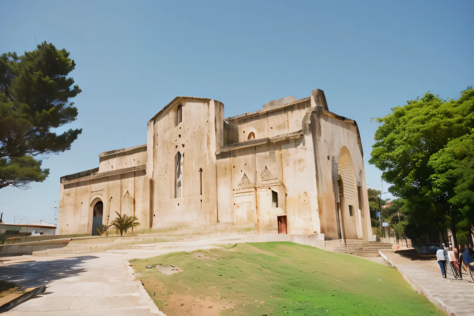igreja de concreto, inspirada nessa