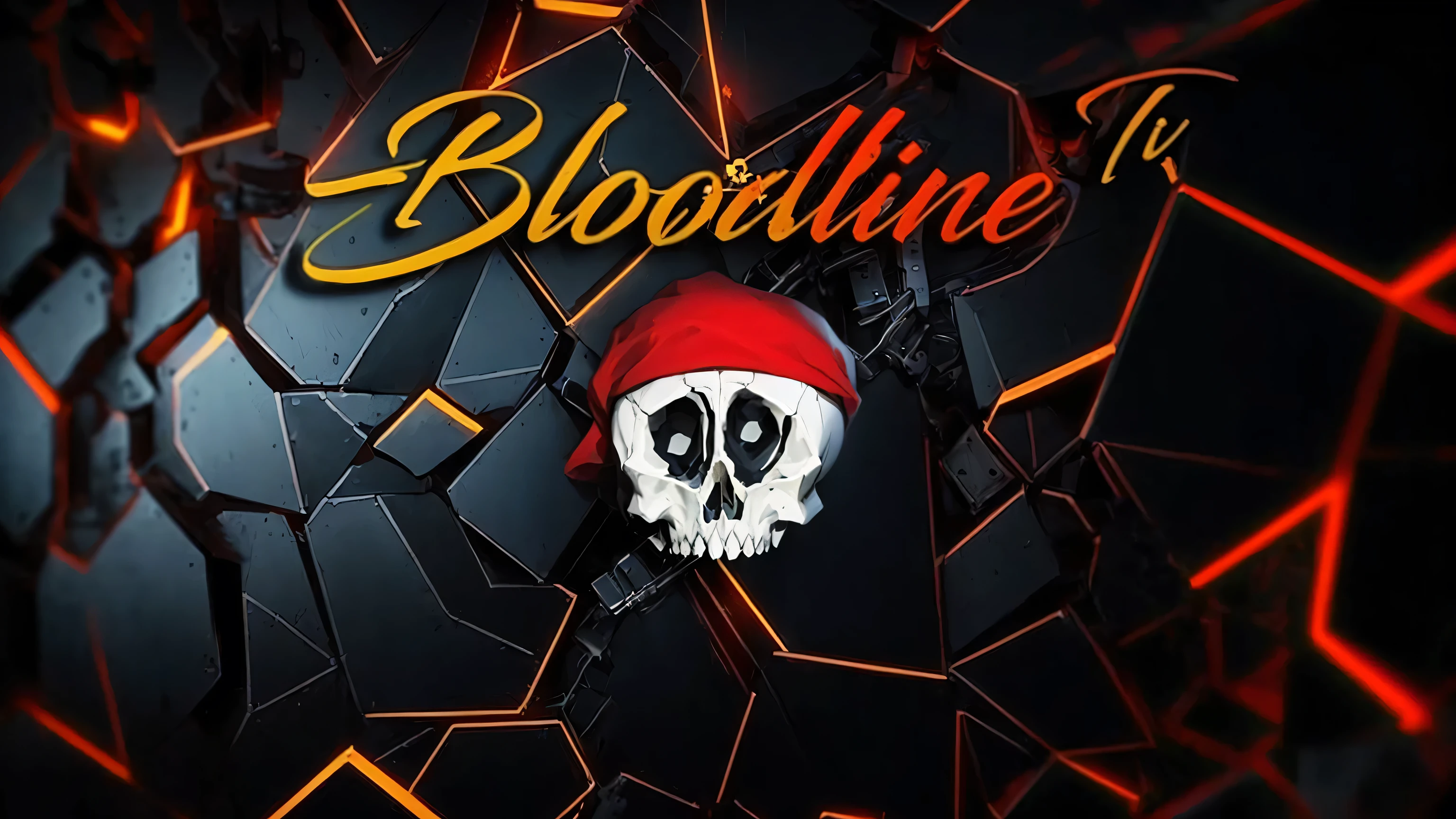 a skull with a red headscarf and a red cap on it, Blut lines, Blutbourne, Profilbild, bandname is tripmachine, Blutborne style, Profilbild, Bluty runes, [[Blut]], [ Horrorspiel ], Blutwave, Blutborne, Bluty, feine Linienarbeit, Linie gezeichnet, blooodborne, Blutborne diagrams, hard line