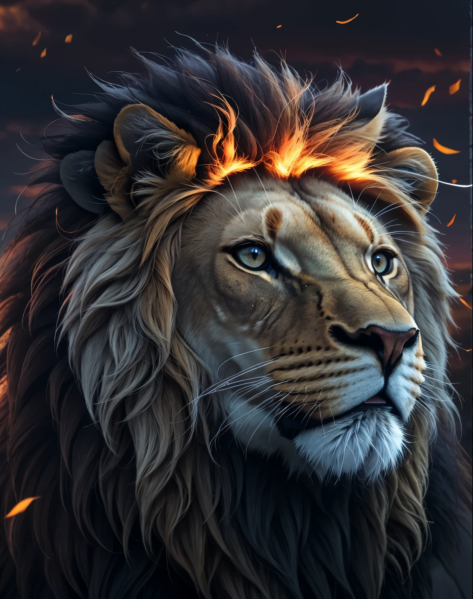 lion, Divine lion, naturais, Natureza, Natureza, Linda, Rendering, Fotorrealista, UltraHigh definition, 4K, texturasdetalhadas, thunder, sombras detalhadas, cores detalhadas, por do sol, sol se pondo, sunset, Natureza Linda, Grande Divino, por do sol, contraste detalhado, Contraste realista, high resolution, cores detalhadas, fogo, eletricidade, divina criatura, 8k, realista detalhado, 16K, 8k, High definition, contraste detalhado, Contraste realista, high resolution, cores detalhadas, fogo, eletricidade, divina criatura, 8k, realista detalhado, elegante,