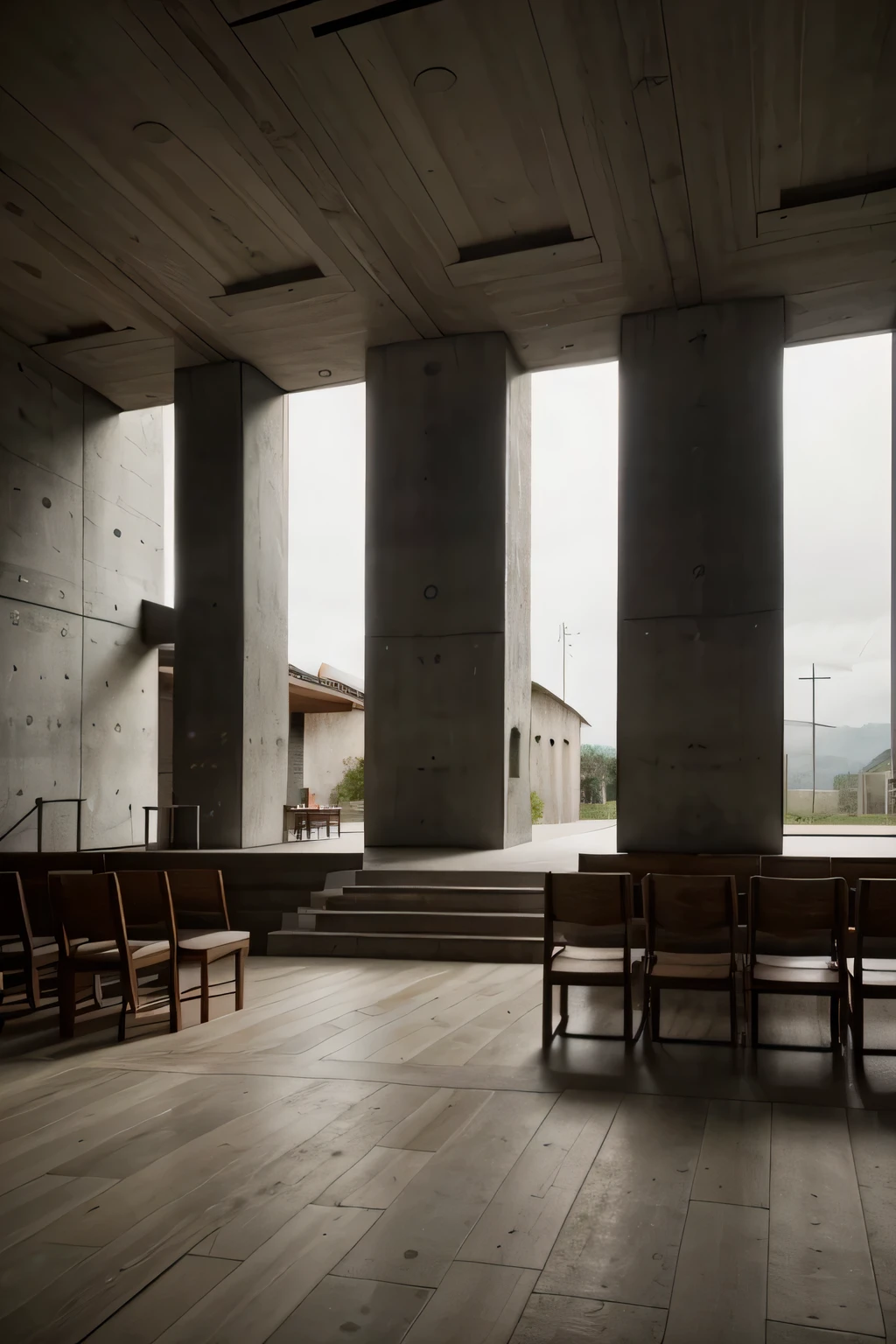 monolito concreto, igreja, peter zumthor
