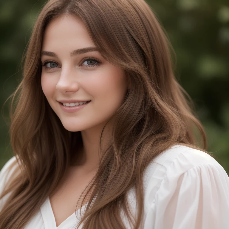 (Realistic, High resolution:1.2, Ultra-detailed), une jeune fille de 21 ans aux cheveux longs et brun, beautifully styled and flowing, naturally styled. Cette fille a un sourire radieux et expressif, des yeux marron qui captivent l'attention du spectateur. Ses yeux sont fascinants et pleins de vie, avec des cils longs et épais qui mettent en valeur leur beauté. back view, regardant la caméra par-dessus ses épaules, porter un jean bleu claire, devant une nouvelle voiture