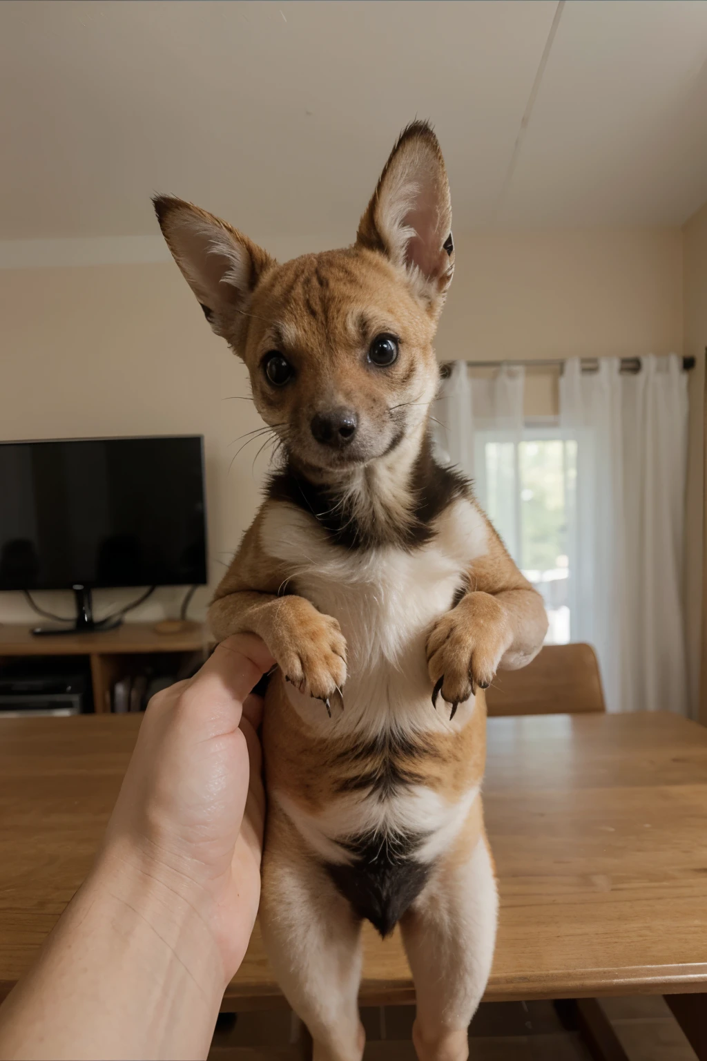 boa tarde, criar uma mascote baseado na cor laranja, simples, alegre,  