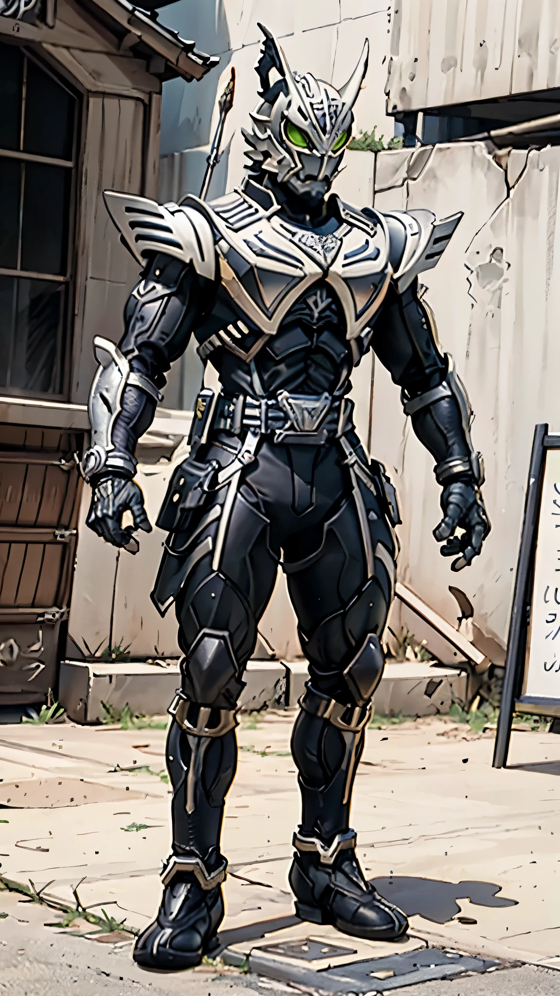 A man wearing a full-face helmet, a fantasy-style biomecha armored combat suit, green eyes, a composite layered chest armor, fully enclosed shoulder guards, matching arm and leg guards, the belt is adorned with dragon claw grasping orbs, primarily black with red accents, the design balances heavy with agility, a high-tech biological armor, concept inspired by dragons, stands on the skyscraper of a futuristic high-tech city, this character embodies a finely crafted fantasy-surreal style armored hero in anime style, exquisite and mature manga art style, ((male:1.5)), metallic, real texture material, dramatic, high definition, best quality, highres, ultra-detailed, ultra-fine painting, extremely delicate, professional, perfect body proportions, golden ratio, anatomically correct, symmetrical face, extremely detailed eyes and face, high quality eyes, creativity, RAW photo, UHD, 32k, Natural light, cinematic lighting, masterpiece-anatomy-perfect, masterpiece:1.5