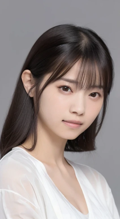 (highest quality,masterpiece:1.3,超A high resolution,),(Ultra-detailed,Caustics),(Photorealistic:1.4,RAW shooting,)Ultra-Realistic Capture,Very detailed,High resolution 16K human skin closeup。 The skin texture is natural、,Pores、It must be detailed enough to be easily identifiable.。 Skin should look healthy and have an even tone。 Use natural light and color,restaurant,(Waitress Uniform:1,3),1 girl,Japanese,18-year-old,cute,Black-haired,Middle Hair,(Large Breasts:1.2),smile,Turn your body forward,(View from the front:1.2),Looking at the camera,Full Body Shot:1.1,sight,focused on the chest:1.1,Chest close-up:1.1
