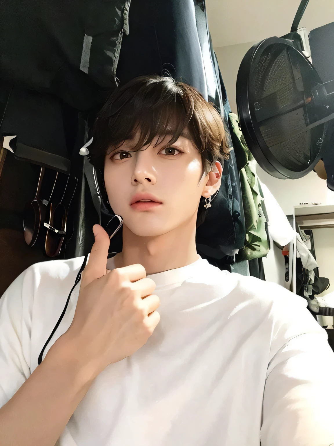 Jungkook of bts coquette soft com olhos grandes e brilhosos 