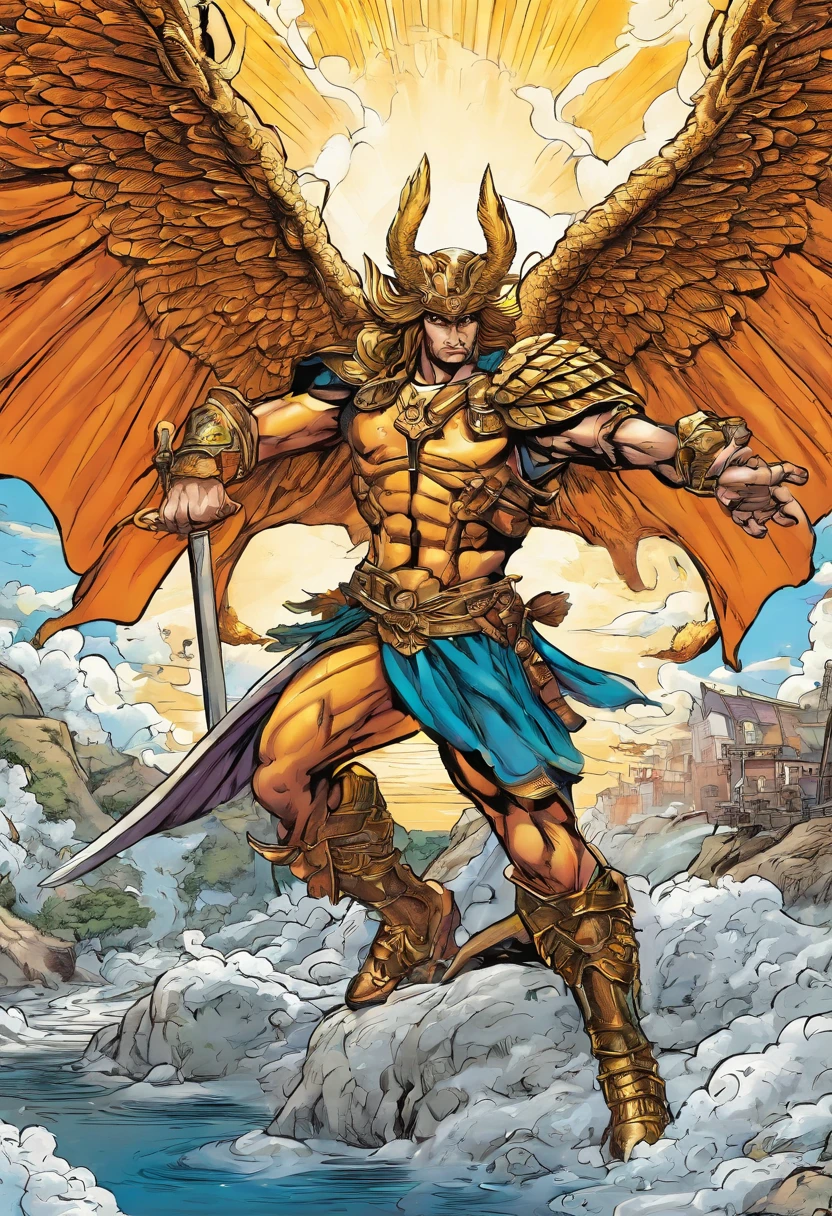 Saint Michael figthing the dragon