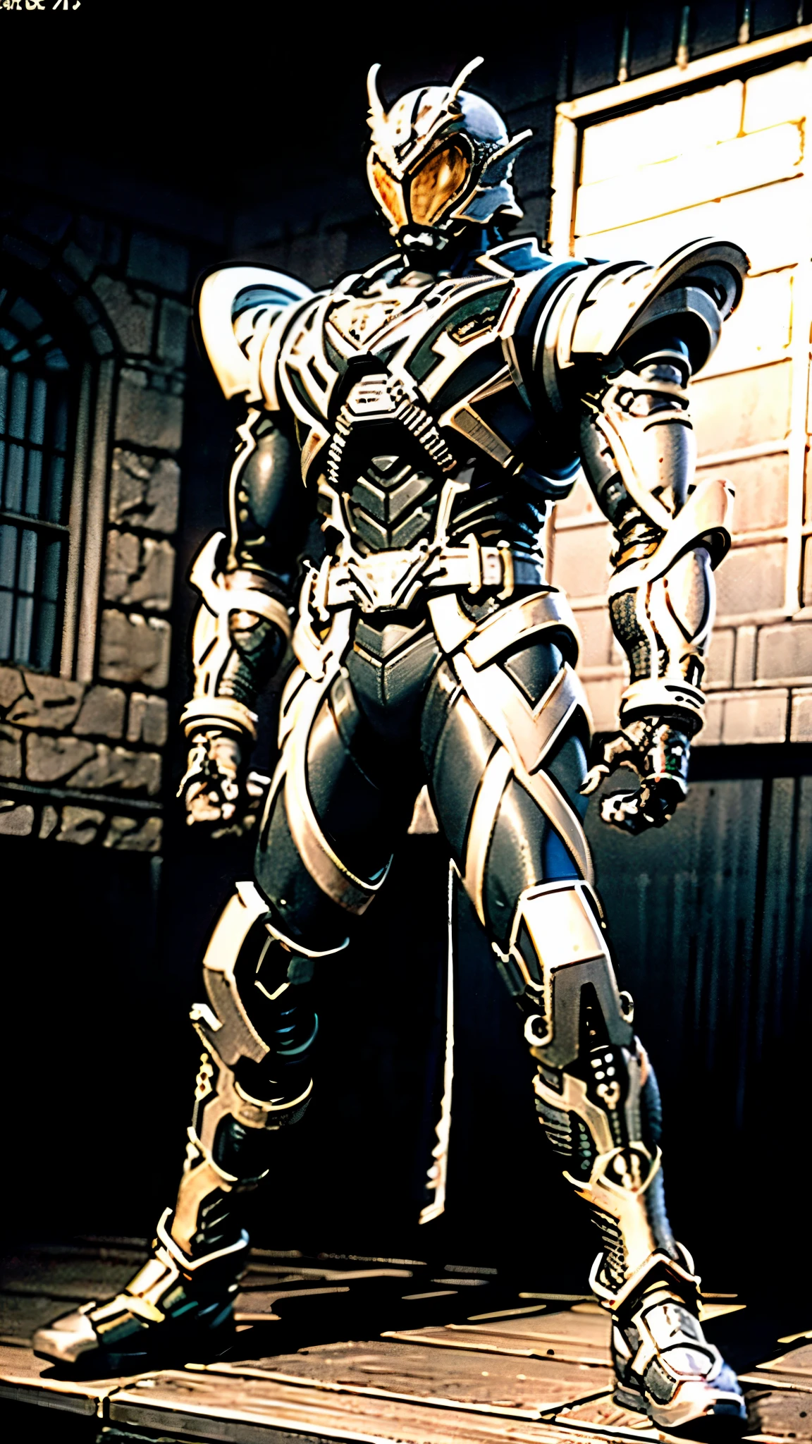 A man wearing a full-face helmet, a fantasy-style biomecha armored combat suit, green eyes, a composite layered chest armor, fully enclosed shoulder guards, matching arm and leg guards, the belt is adorned with dragon claw grasping orbs, primarily black with red accents, the design balances heavy with agility, a high-tech biological armor, concept inspired by dragons, stands on the skyscraper of a futuristic high-tech city, this character embodies a finely crafted fantasy-surreal style armored hero in anime style, exquisite and mature manga art style, ((male:1.5)), metallic, real texture material, dramatic, high definition, best quality, highres, ultra-detailed, ultra-fine painting, extremely delicate, professional, perfect body proportions, golden ratio, anatomically correct, symmetrical face, extremely detailed eyes and face, high quality eyes, creativity, RAW photo, UHD, 32k, Natural light, cinematic lighting, masterpiece-anatomy-perfect, masterpiece:1.5