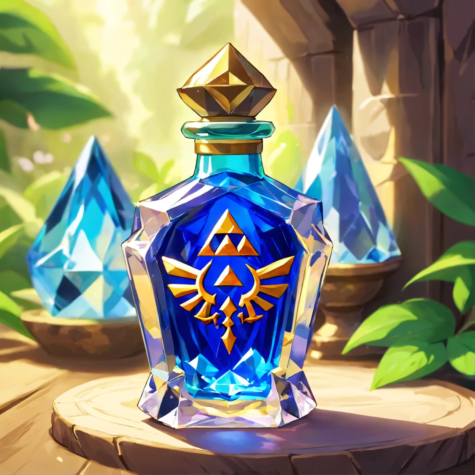 Juli potion，Crystal bottle，special effect