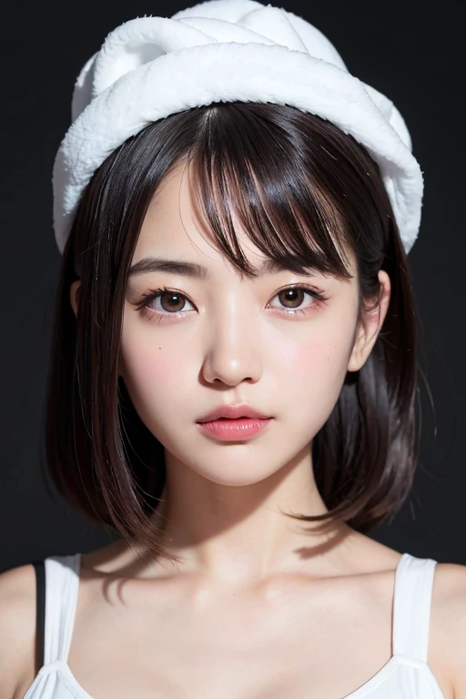 ((highest quality)), ((masterpiece)), (detailed), Perfect Face,Face in mouth,,Cross-eyed,White of the eyes