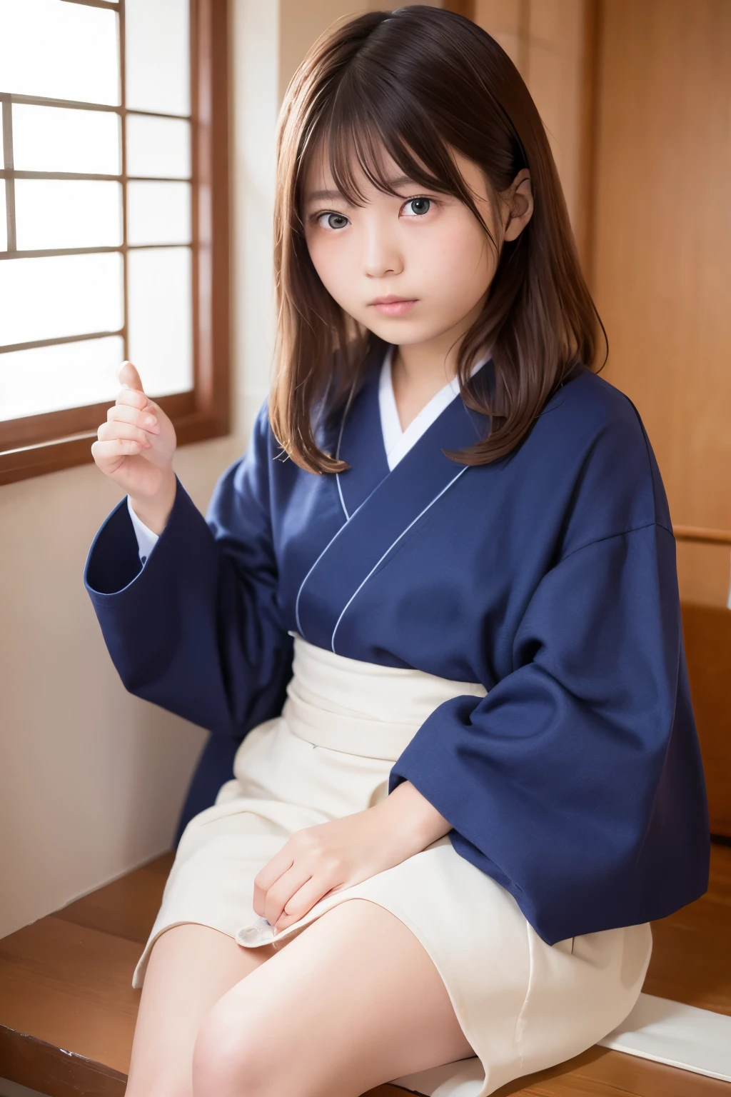 Highest quality, Masterpiece, 12 year old Japanese girl