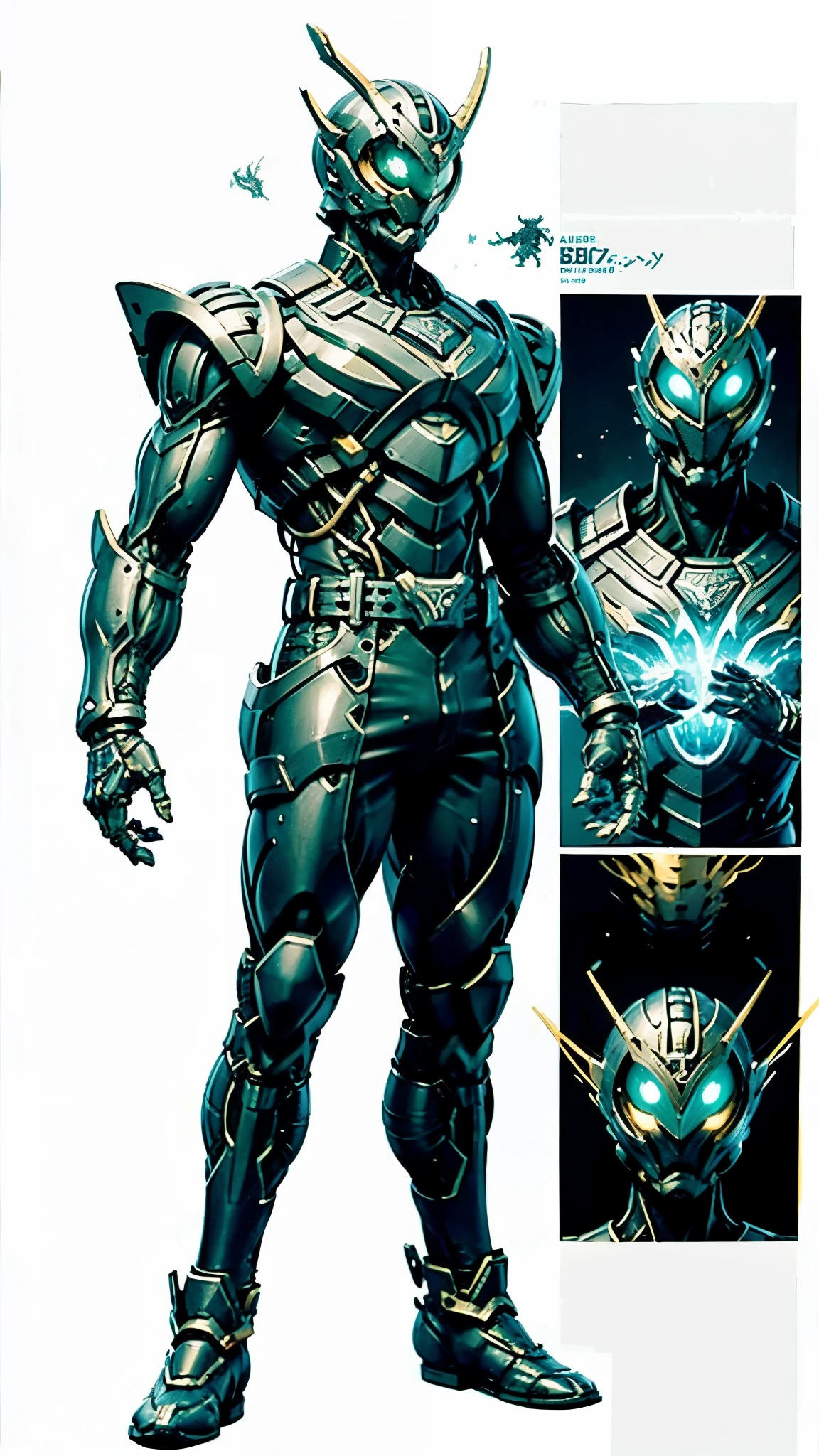 A man wearing a full-face helmet, a fantasy-style biomecha armored combat suit, green eyes, a composite layered chest armor, fully enclosed shoulder guards, matching arm and leg guards, the belt is adorned with dragon claw grasping orbs, primarily black with red accents, the design balances heavy with agility, a high-tech biological armor, concept inspired by dragons, stands on the skyscraper of a futuristic high-tech city, this character embodies a finely crafted fantasy-surreal style armored hero in anime style, exquisite and mature manga art style, ((male:1.5)), metallic, real texture material, dramatic, high definition, best quality, highres, ultra-detailed, ultra-fine painting, extremely delicate, professional, perfect body proportions, golden ratio, anatomically correct, symmetrical face, extremely detailed eyes and face, high quality eyes, creativity, RAW photo, UHD, 32k, Natural light, cinematic lighting, masterpiece-anatomy-perfect, masterpiece:1.5