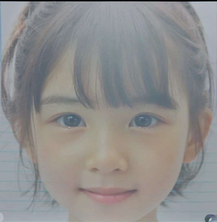 　gradually、Color Photography Style、I want it to look like a pencil。Women and others....、Small and thin、Eyes appear droopy。cheerful and cute smile、Expressing nasolabial folds、plump the cheeks。Tell me how your skin feels。