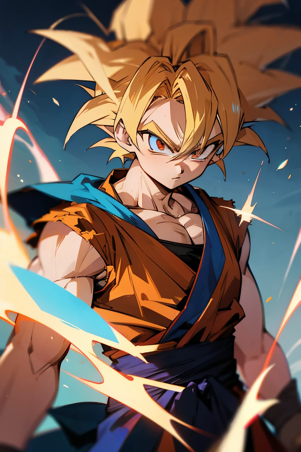 Goku super saiajiyn blue 