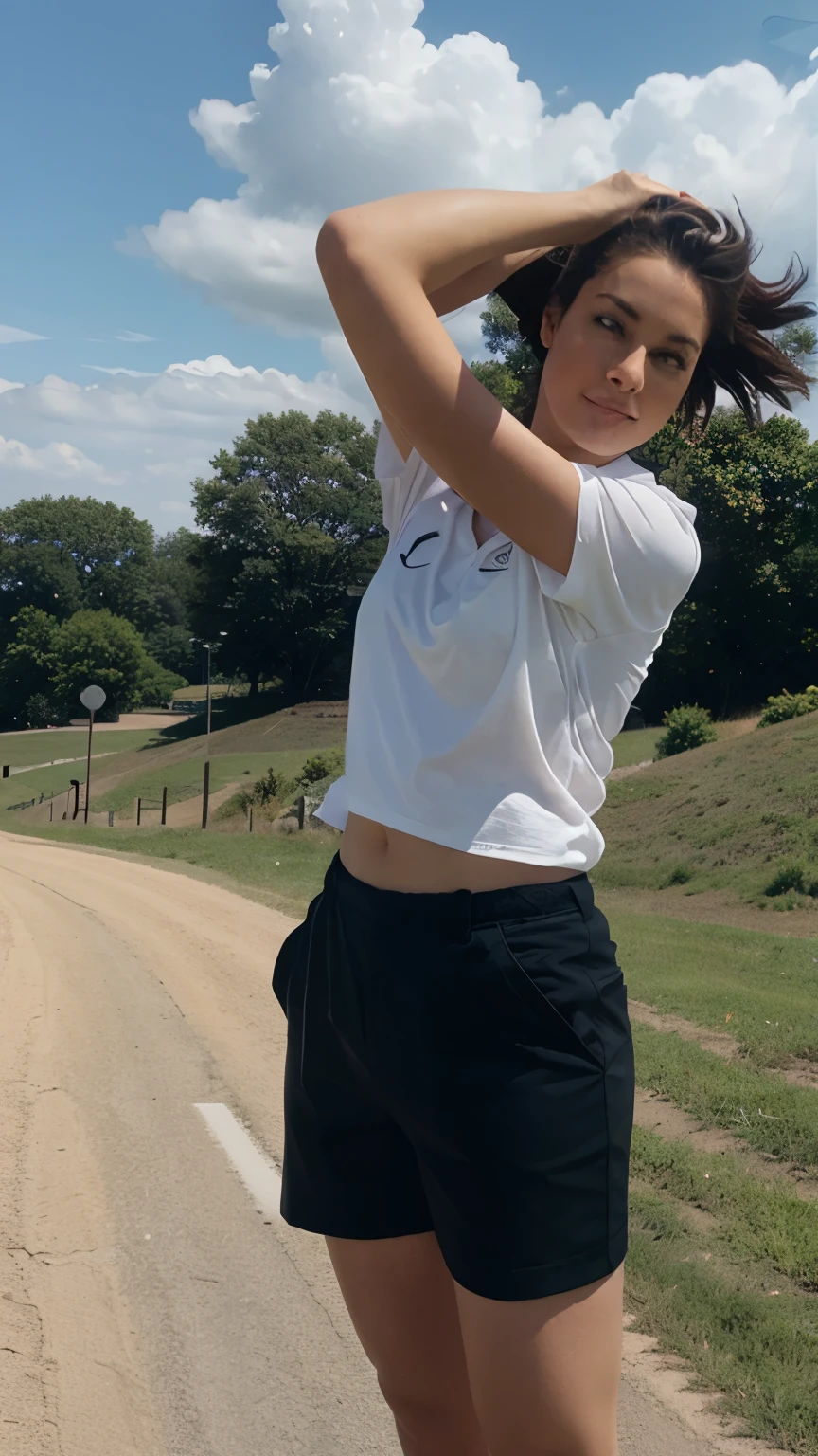 Ball drives Fah on a trip to the provinces.