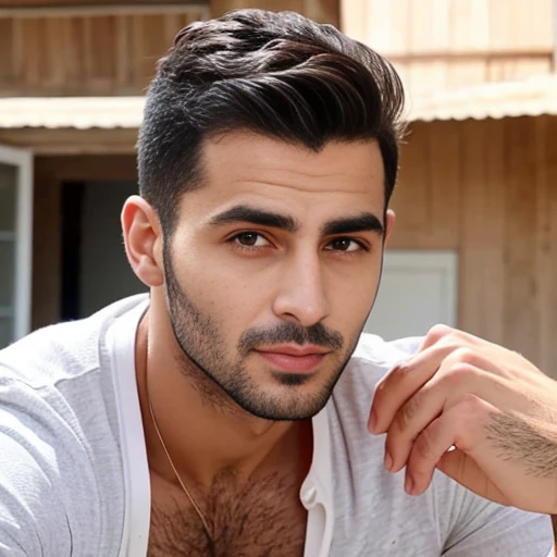 a Lebanese man focus on the face