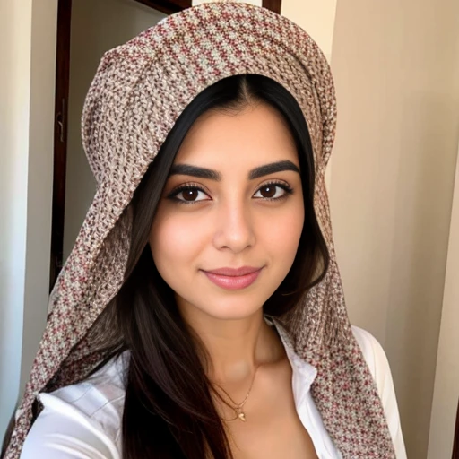 a Lebanese woman focus on the face