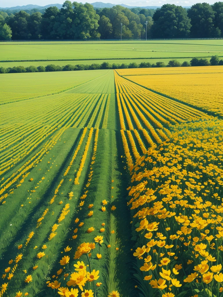 Field after the rain