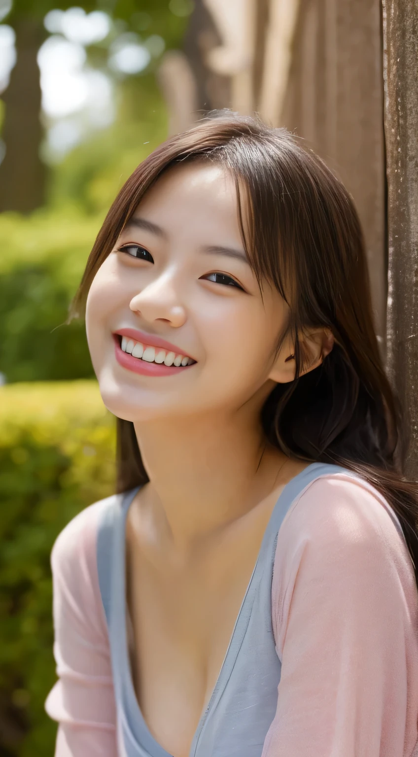 masterpiece,best quality,(Japanese ),((Beautiful girl)),cleavage,indoor,(perfect body beauty:1.2),(shy smile),beautiful teeth,