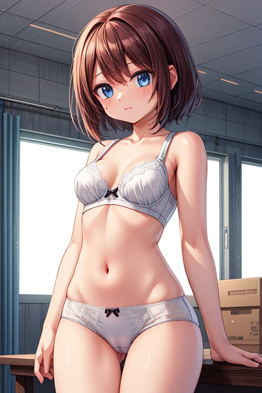 (((ultra detailed, The best quality, 8k, HDR))), ((woman, tight underwear)), cameltoe ((mark))), room