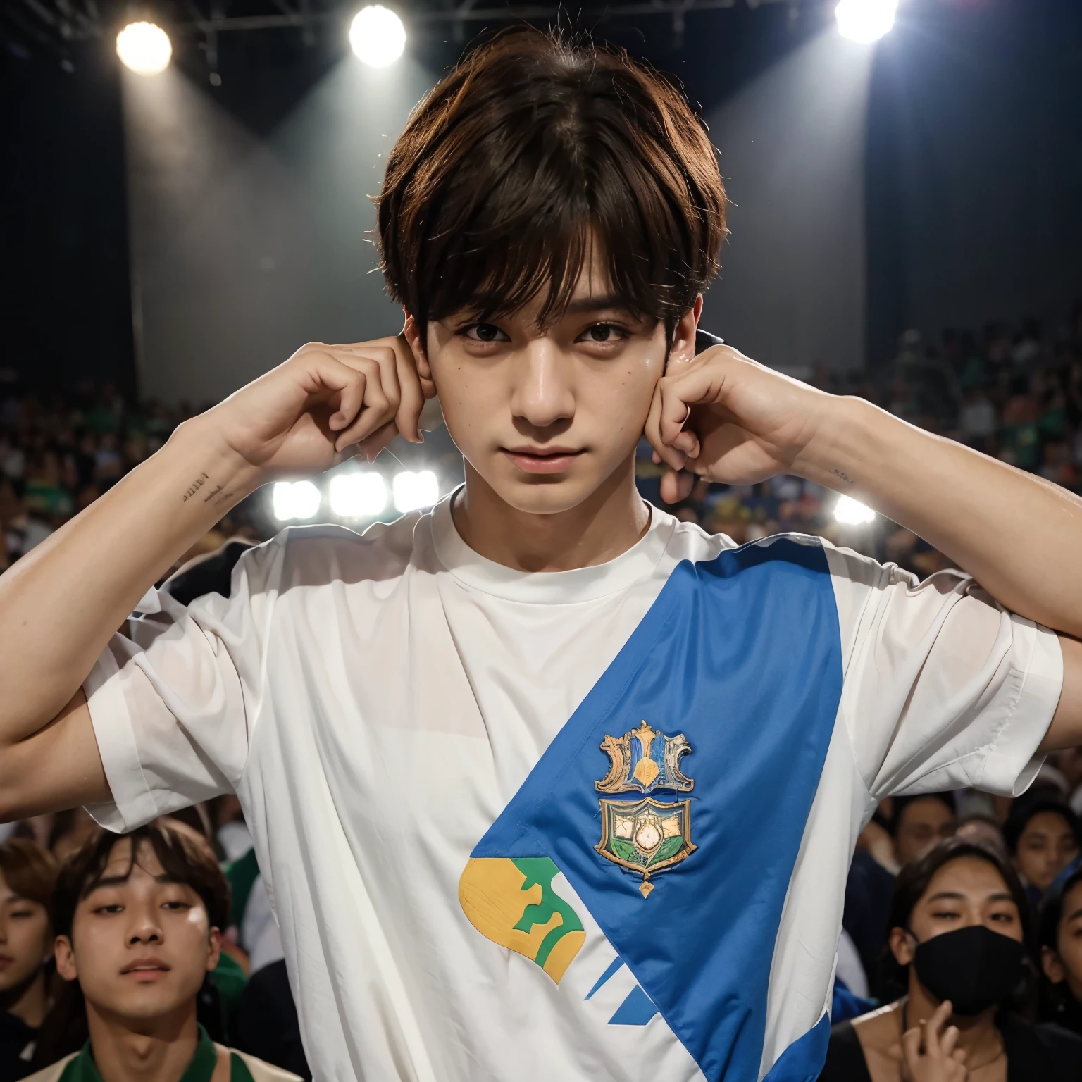 Desenhe o Jungkook do BTS fazendo show no Brasil