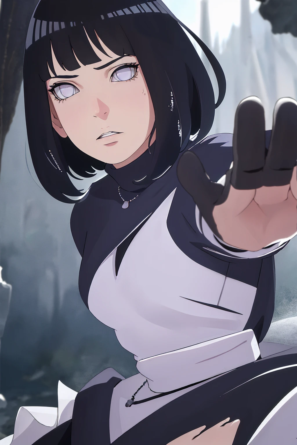 (best quality,4k,highres,masterpiece:1.2), (ultra-detailed), (realistic,photorealistic,photo-realistic:1.37), (HDR,UHD), (portrait), (vivid colors), (long legs), (clearly elongated face), (beautiful detailed eyes), (beautiful detailed lips), (extremely detailed eyes and face), (long eyelashes), (sharp focus), (physically-based rendering), (black long hair, flowing in the wind), (torn clothing), (powerful kick in mid-air, mid-air kick), (intense), (dojo background, background), (Chunin exams setting), (dynamic pose), (fierce expression), (motion blur), (stylish), (slender figure), (anime inspired), (glowing lights), (dramatic), (contrasting colors), (mysterious ambiance), (action-packed scene), (unique style), (eye-catching), (dashing), (evocative), (expressive), (intriguing atmosphere), (wet minidres), (dinamic poses), (short hair)
