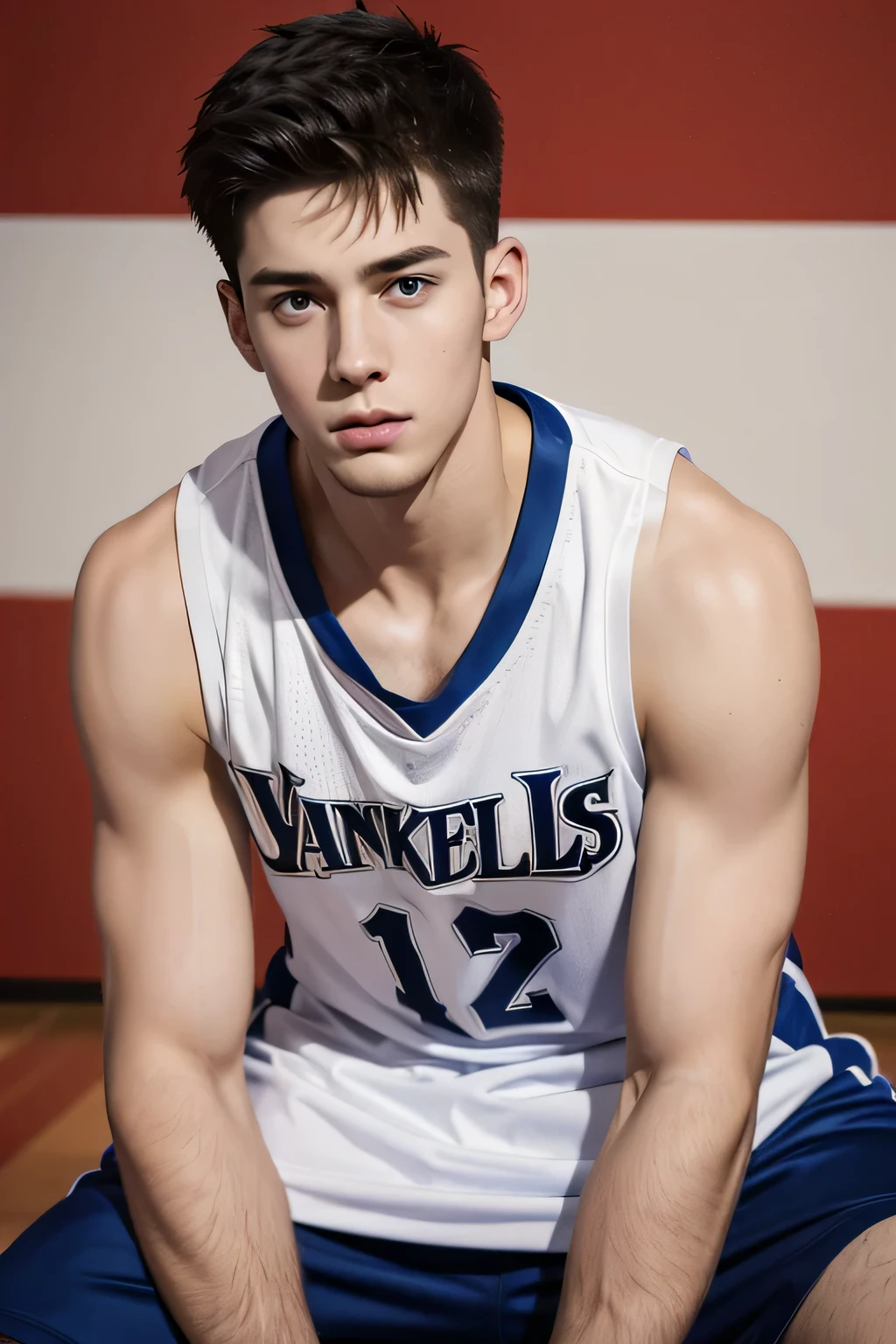 White, Handsome, Bad boy too, young, looks bad, basketball player