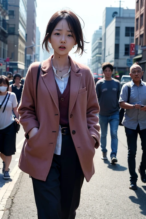 People who suffered from May disease,
The city is overflowing with people suffering from May sickness.,
Everyone, young and old, walking around like zombies