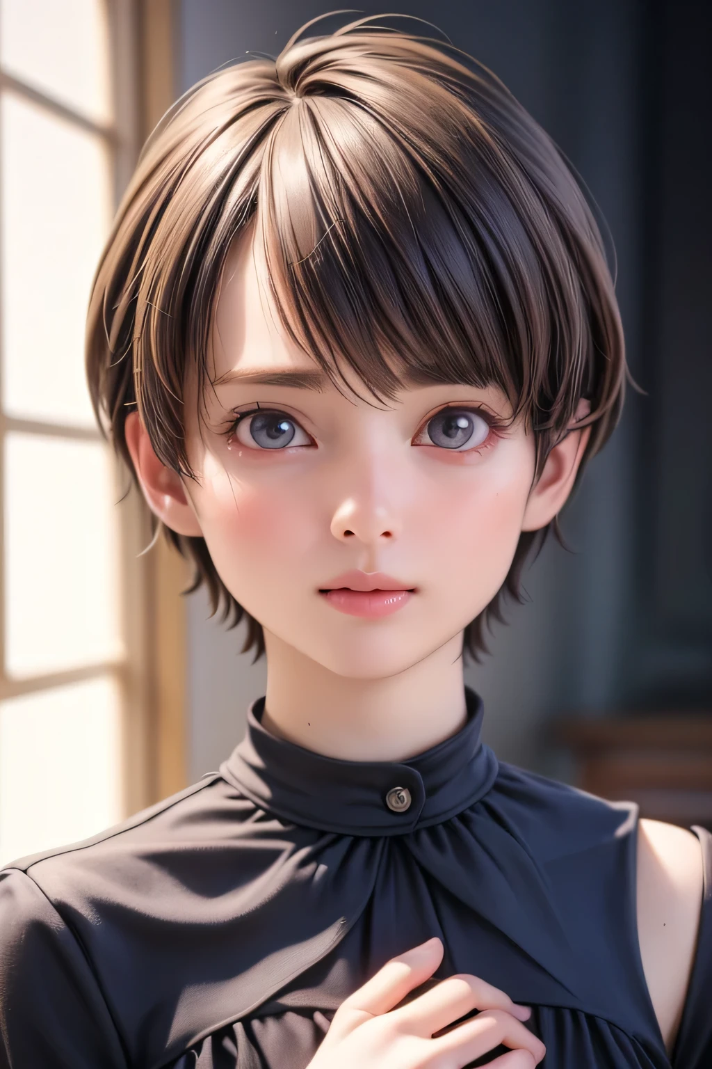 (NSFW:-1), (masterpiece:1.3), (8k, photorealistic, RAW photo, best quality: 1.4), 
(1boy), beautiful face, (realistic face), 
beautiful hairstyle, (short hair:1.5),
realistic eyes, beautiful detailed eyes, 
(realistic skin), beautiful skin, 
(blouse), 
absurdres, attractive, 
ultra high res, ultra realistic, highly detailed, 
golden ratio, todaerika, 