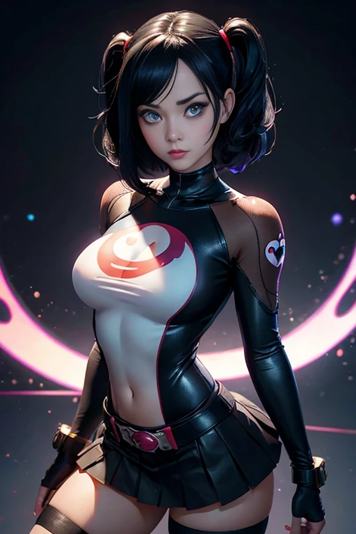 Portrait of {Harley Quinn (Black Hair Medium Pout Haircut)}, Action {Skirt lift bottom pov | Goofy Ai}, soft and smooth skin, big dreamy eyes, big ass, swollen vagina, beautiful intricate, symmetrical hair, wide anime eyes, soft lighting, detailed face, by makoto shinkai, stanley artgerm lau, wlop, rossdraws, art conceptual, digital painting, looking at camera