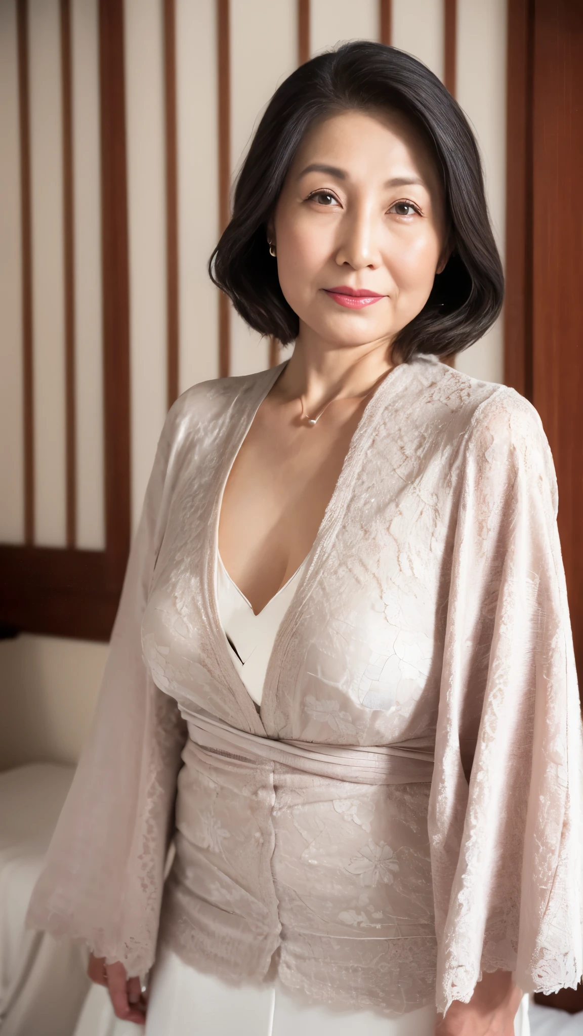 (Medium shot scene:1.3), (Realistic:1.3), (RAW Photos), (alone), Sharp focus, In detail, high quality, High resolution,Remove Background, gravure, From the chest up, Red lips, Old face, early summer clothes, 最high quality, Very detailed, Realistic, Very detailed肌, Perfect human body depiction, (1 Japanese Mature), (alone), 120 years old, Late Elderly, Old woman, Flashy makeup, Large Breasts, Mature female politician, Glamour, Whitening skin, Chromo White Skin, View your viewers,
