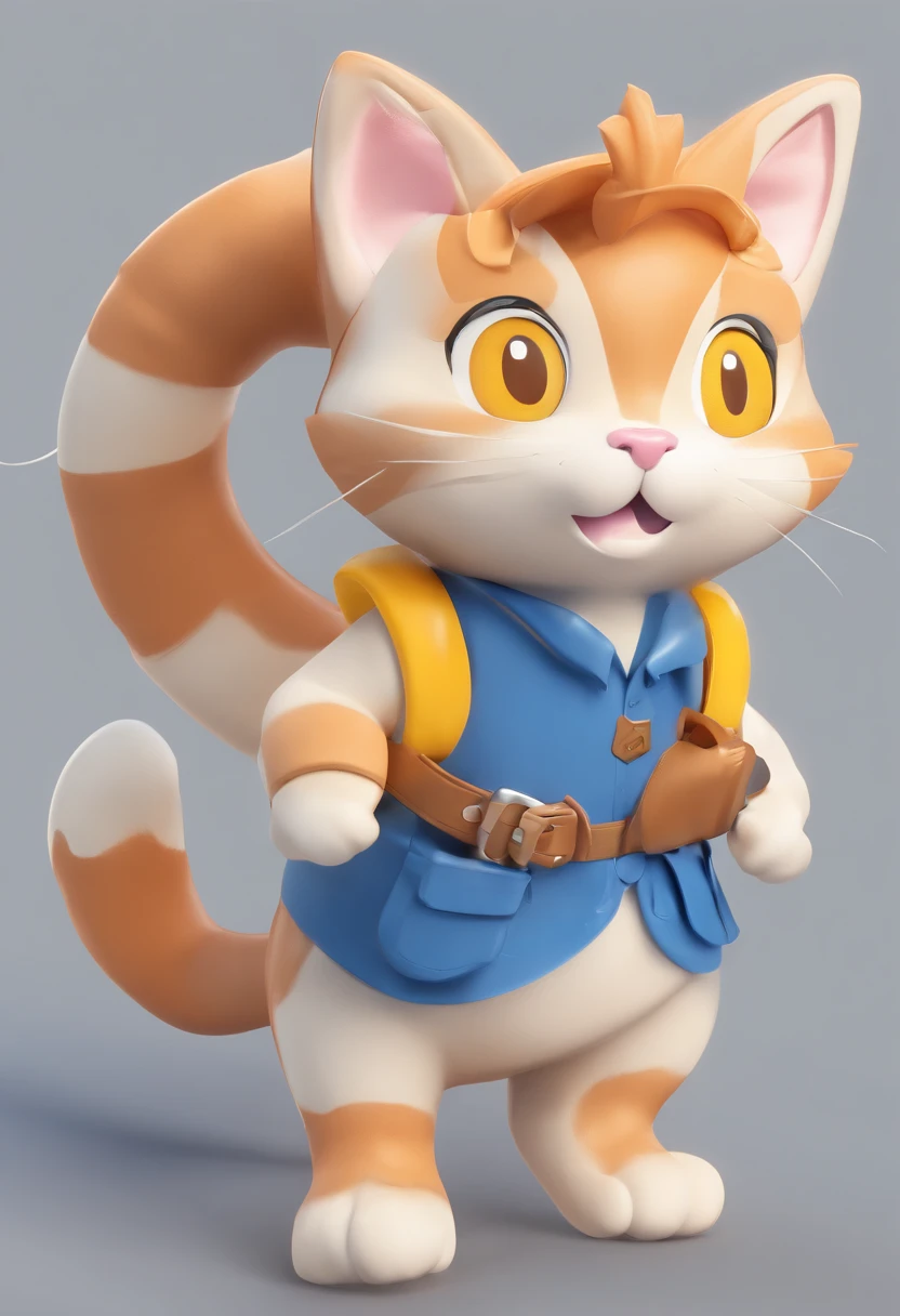 a cute Cat , cartoon , artwork , animal , high quality ,Cat .